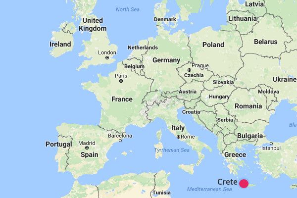 la crete carte europe